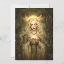 Convite Freyja’s Relationship Guidance Prayer Altar Card
