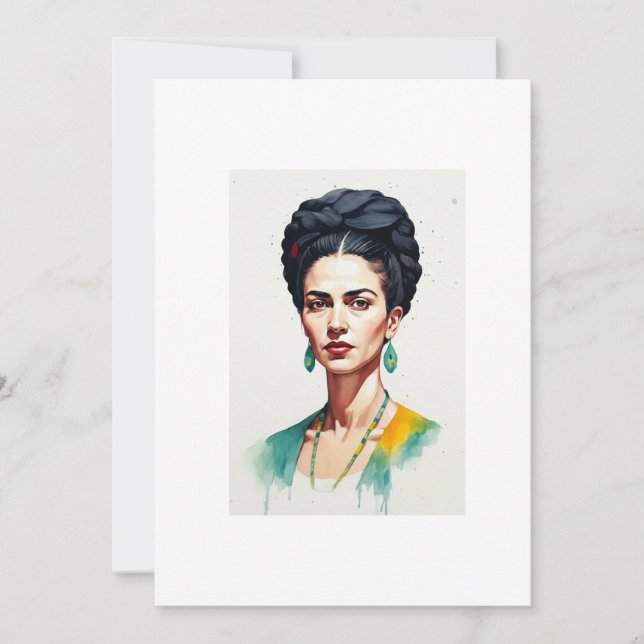 Convite frida khalo (Frente)