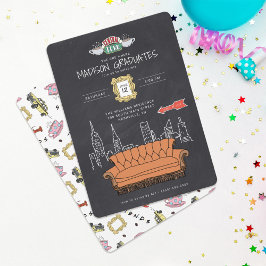 Convite FRIENDS™ Central Perk Quadro de Giz Festa de Forma