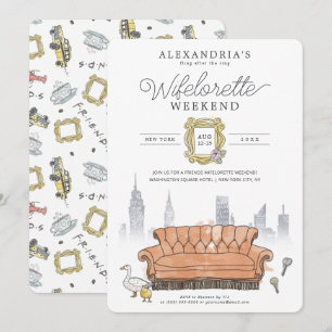 Convite FRIENDS™    Fling After the Ring Despedida de Solt