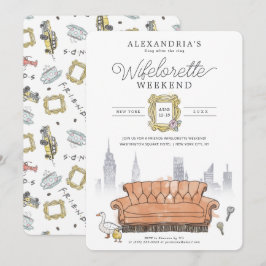 Convite FRIENDS™ | Fling After the Ring Wifelorette