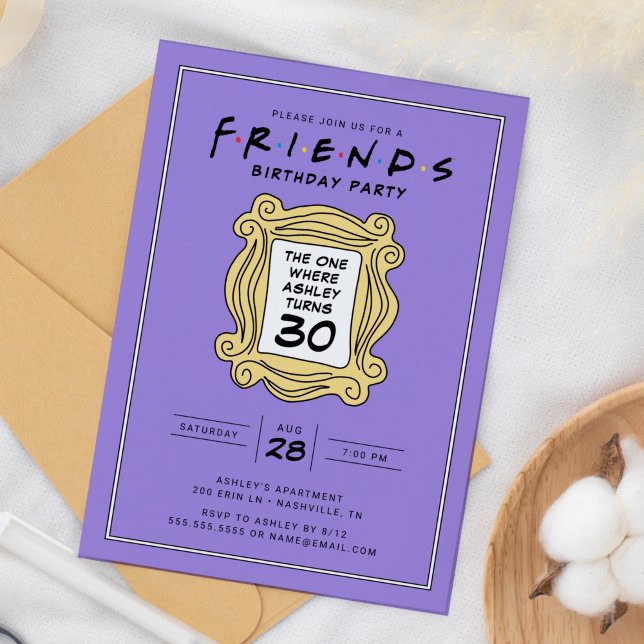 Convite FRIENDS™ | O Episódio do 30º Aniversário (Criador carregado)