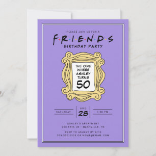 Convite FRIENDS™ O Que Faz o 50º Aniversário