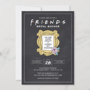 Convite FRIENDS™ O Que Tem o Chá de Bebê da Lousa