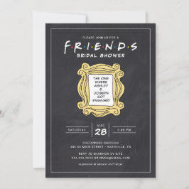 Convite FRIENDS™ O Que Tem o Chá de Bebê da Lousa