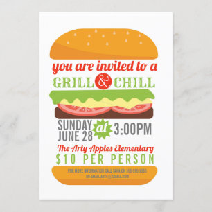 Convite Frio do CHURRASCO da caridade e igreja do PTO do