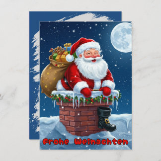 Convite Frohe Weinachten, Postkarte