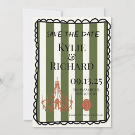 Convite Fronteira de Bolha Caprichosa Salvar a Data