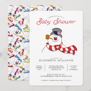 Convite Frosty, o Chá de fraldas de inverno Snowman™