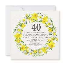 Frota aniversário de 40 anos do Daffodil Branco Am