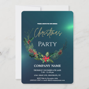 Convite Frota de Aquarela Moderna de Chic Corporate Christ