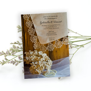 Convite Frota e renda do Noivado do Partido da Frota