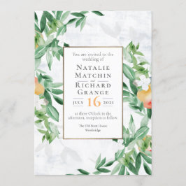 Convite Fruta abundante de pomar de Verão