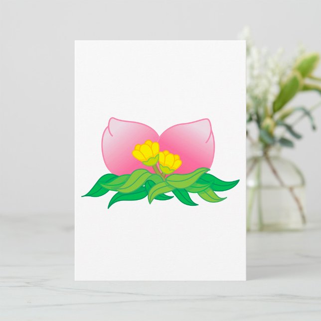 Convite Fruta Oriental E Flores (Criador carregado)