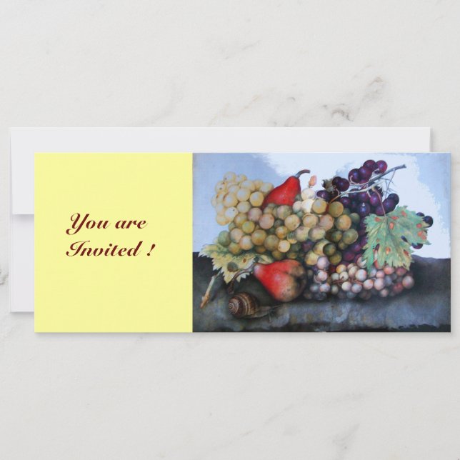 CONVITE FRUTAS 1 DA SEASON - UVAS E PERAS (Frente)