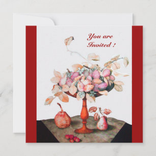 CONVITE FRUTAS/FLORES, PRUNAS E FOLHAS DA TEMPORADA