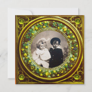 CONVITE FRUTAS RENASCENTISTAS FLORENTINAS LARANJA PRETA DA