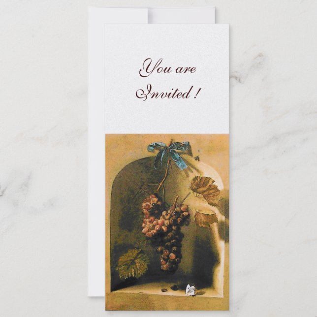 Convite FRUTOS DA ESTAÇÃO - PROSPERIDADE, marrom amarelo b (Frente)