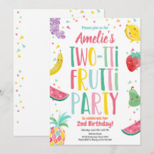 Frutti Tutti Frutti fruity Birthday Fruta Verão