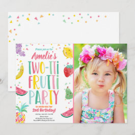 Convite Frutti Tutti Frutti fruity Birthday Fruta Verão