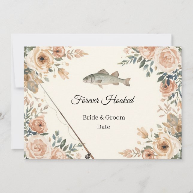 Convite Fshing Wedding save the date (Frente)