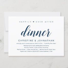 Convite Fuga de Casamento, Jantar Felizes para Sempre Conv