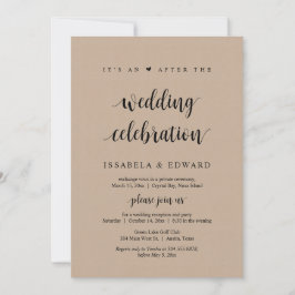 Convite Fuga, É uma festa após o casamento, Kraft