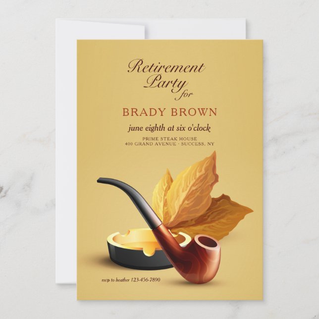 Convite Fumo de Cachimbo (Frente)