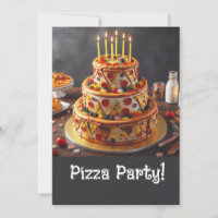 FUN 3 PNEUS PIZZA BIRTHDAY CAKE PARTIDO