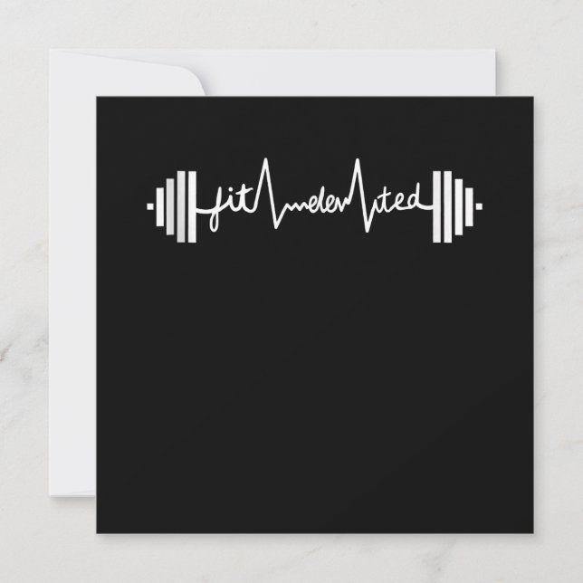 Convite Funcionamento da Malhação de ginástica em forma de (Frente)