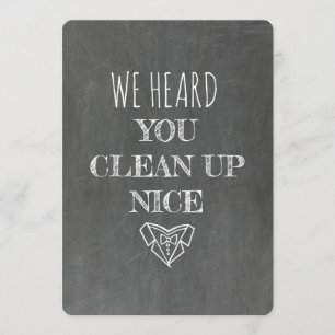 Convite FUNCIONÁRIO   Proposta Engraçada De Chalkboard