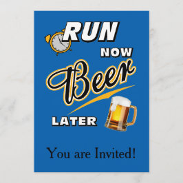 Convite Funcione agora a cerveja mais tarde