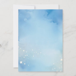 Convite Fundo das estrelas da noite da água