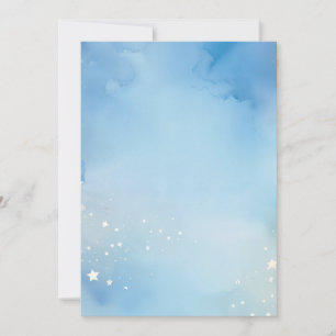 Convite Fundo das estrelas da noite da água
