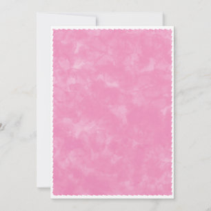 Convite Fundo de Chá de Bebê com Aquarela Rosa