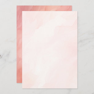 Convite Fundo de cor-de-água cor-de-rosa-sonho para papel