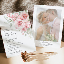 Fundo de Foto de Casamento Floral Rosa Corado