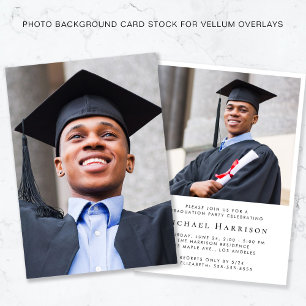 Convite Fundo De Fotografia De Graduação Para Sobreposição