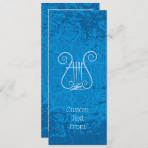 Convite Fundo de Lyre Azul