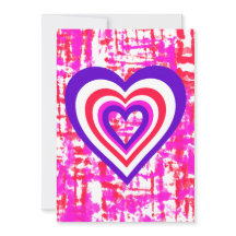 Fundo e corações do estilo do tecido da pintura do