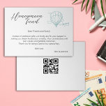 Convite Fundo Honeymoon Qr Code Viagem Fund - Presente de<br><div class="desc">Apresentando nosso versátil cartão de convite para casamentos, onde cada detalhe é totalmente personalizável. Dos seus nomes aos detalhes de pagamento (Venmo, PayPal, Zelle, etc.), incorpora um código de QR digitalizável e uma mensagem sincera para criar um design de casamento verdadeiramente único. Quer você esteja solicitando contribuições para o seu...</div>