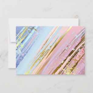 Convite Fundo Rosa Texturizado