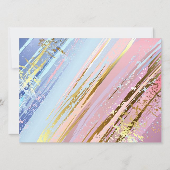 Convite Fundo Rosa Texturizado (Frente)