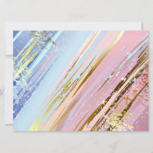 Convite Fundo Rosa Texturizado