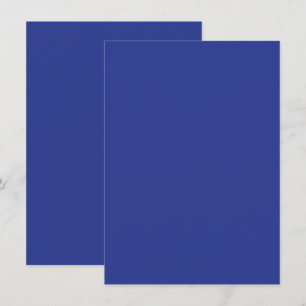 Convite Fundo Sólido Azul Escuro Design Minimalista Ousa