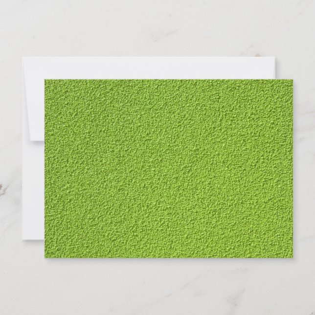 Convite Fundo Verde Stucco (Frente)