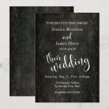 Fundo Vintage Escuro, Tipografia 30 Casamento