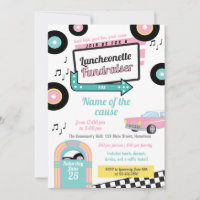 Fundraiser de uncheonete retrô