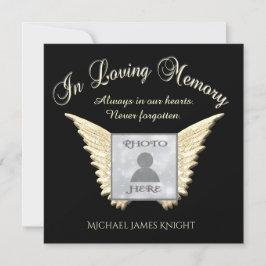 Convite Funeral / Celebração do Aviso de Vida