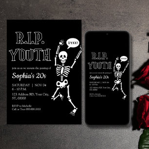 Convite Funeral para minha Juventude, RIP 20's